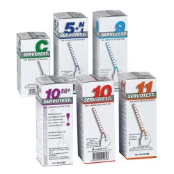 Urine teststrips van Servotest SERVOTEST C | Snelle test voor uw dagelijkse praktijk, kan worden gefactureerd als een vereiste consultatie